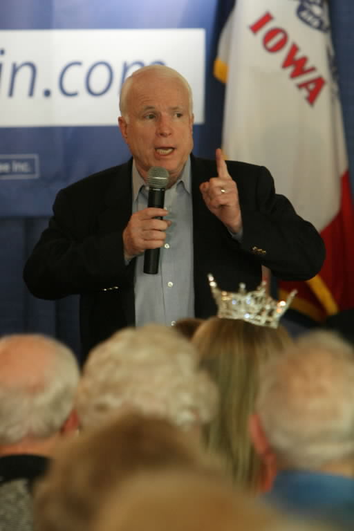 McCain at Elks Lodge